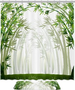 Green Beautiful Dragonfly Unique Shower Curtain - Add A Pop Of Color To Your Bathroom