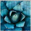 Green Cactus Shower Curtain for Water Repellent Bathroom Decor