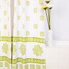 Green Geometric Gypsy Shower Curtain - Unique and Chic Bathroom Decor