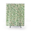 Green Leaves William Morris Shower Curtain - Nature Bathroom Decor