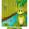 Green Pattern Animal Frog Unique Shower Curtain