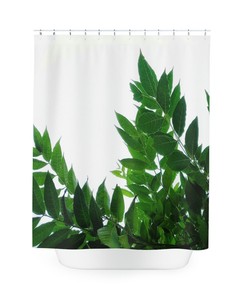 Green Plant Shower Curtain: Refresh Your Bathroom With Nature-Inspired Decor