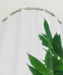 Green Plant Shower Curtain: Refresh Your Bathroom With Nature-Inspired Decor