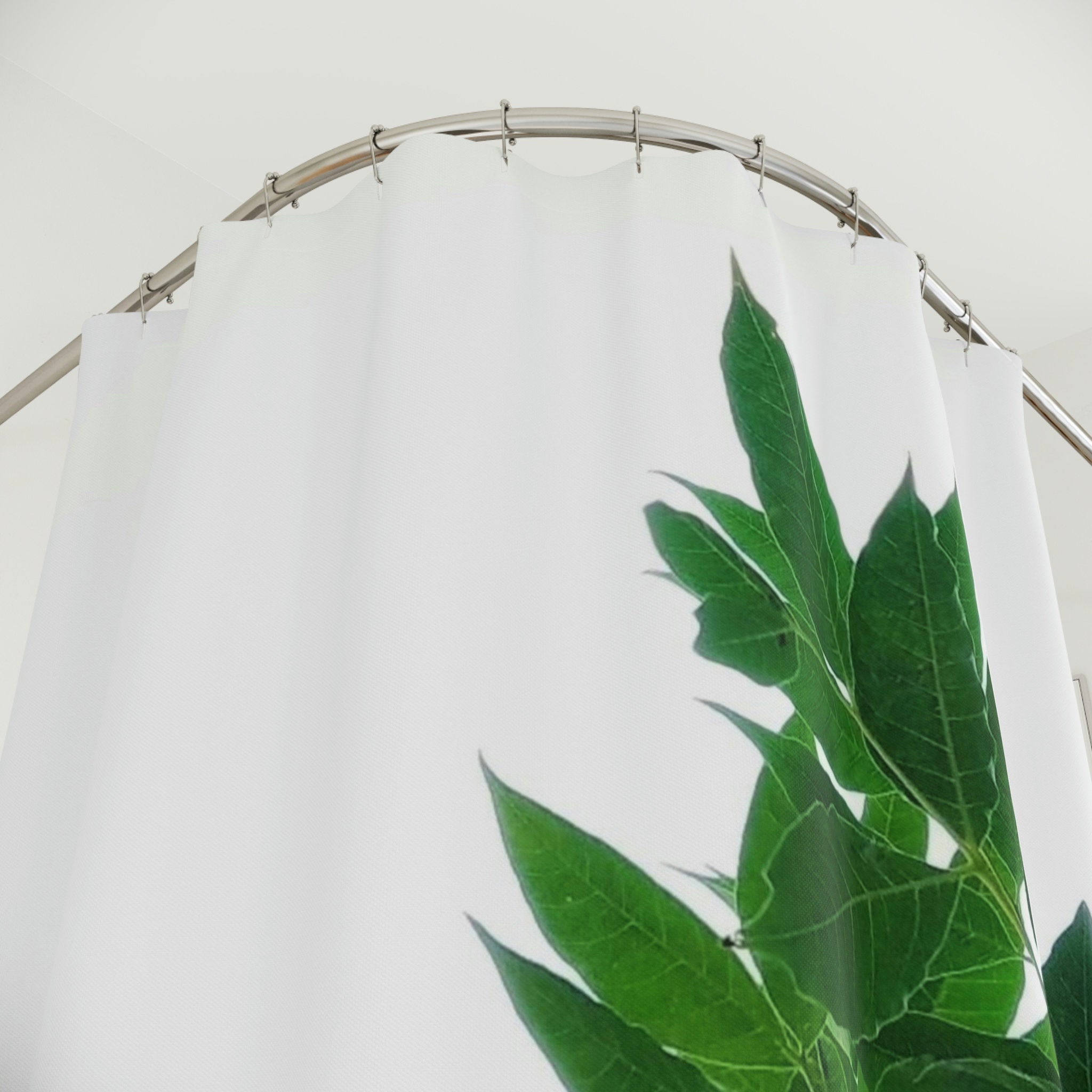 Green Plant Shower Curtain: Refresh Your Bathroom With Nature-Inspired Decor