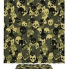 Green Skull Pattern Vintage Shower Curtain Ideas Waterproof Washable