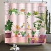 Green Succulent Plants Shower Curtain For A Touch Of Nature