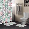 Green and Red Graffiti Play Games Luxury Shower Curtain