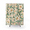 Greenery Plant Leaves Nature Bath Botanical Shower Curtain