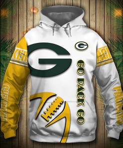 Halloween Custom Name & Number All Over Print 3D Hoodie For Fans Of Green Bay Packers