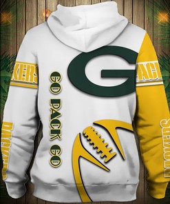 Halloween Custom Name & Number All Over Print 3D Hoodie For Fans Of Green Bay Packers