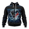 Halloween Custom Name & Number Houston Texans Hoodie 3D With All Over Print, Perfect For Fans