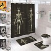 Halloween Full Size Printed Fabric Shower Curtain - Stylish Bathroom Decoration