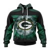 Halloween Horror Night All Over Print 3D Hoodie For Fans Of Green Bay Packers