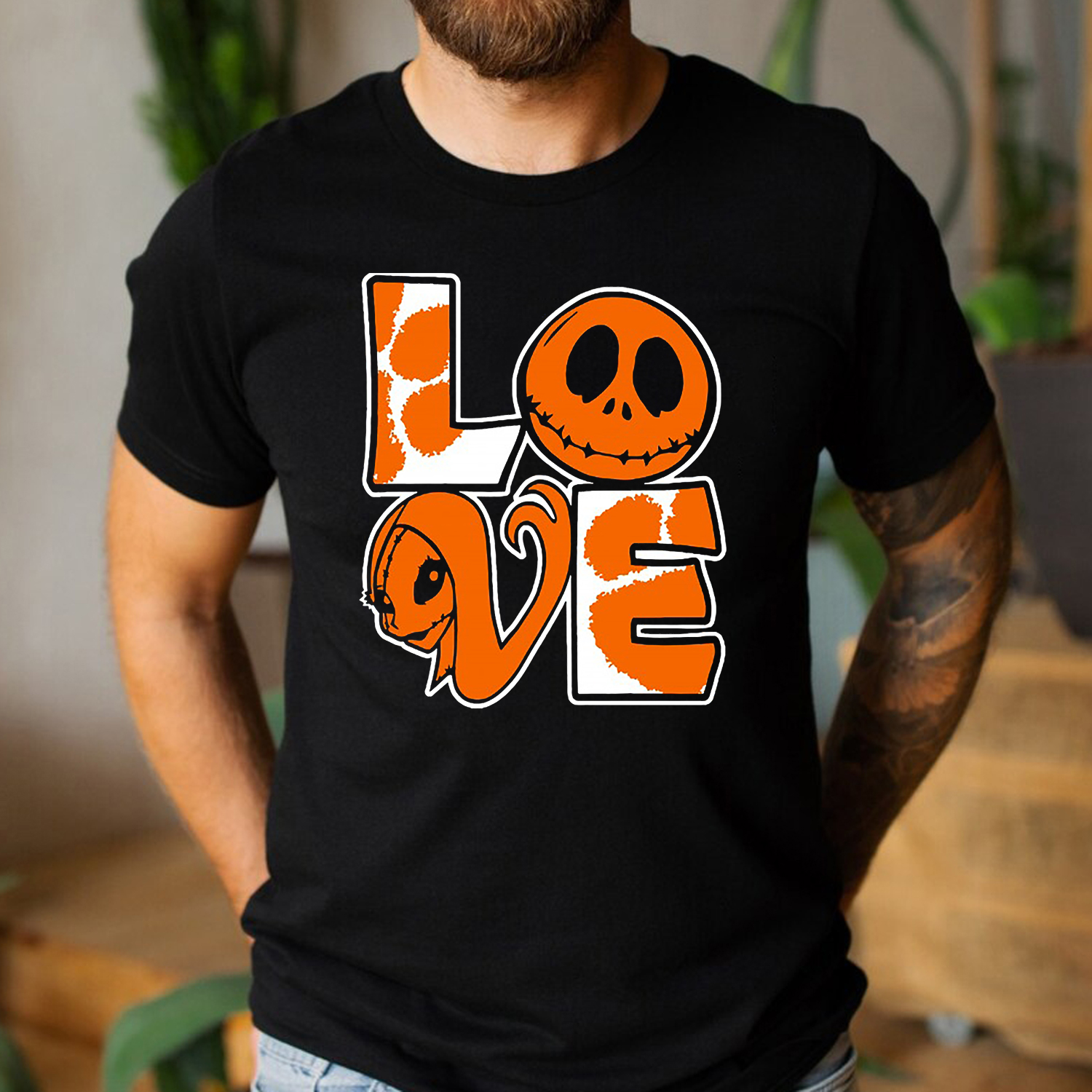 Halloween Jack and Sally Love the Clemson Tigers - NCAA T-Shirt Hoodie Sweatshirt for Fans