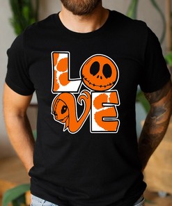 Halloween Jack and Sally Love the Clemson Tigers - NCAA T-Shirt Hoodie Sweatshirt for Fans