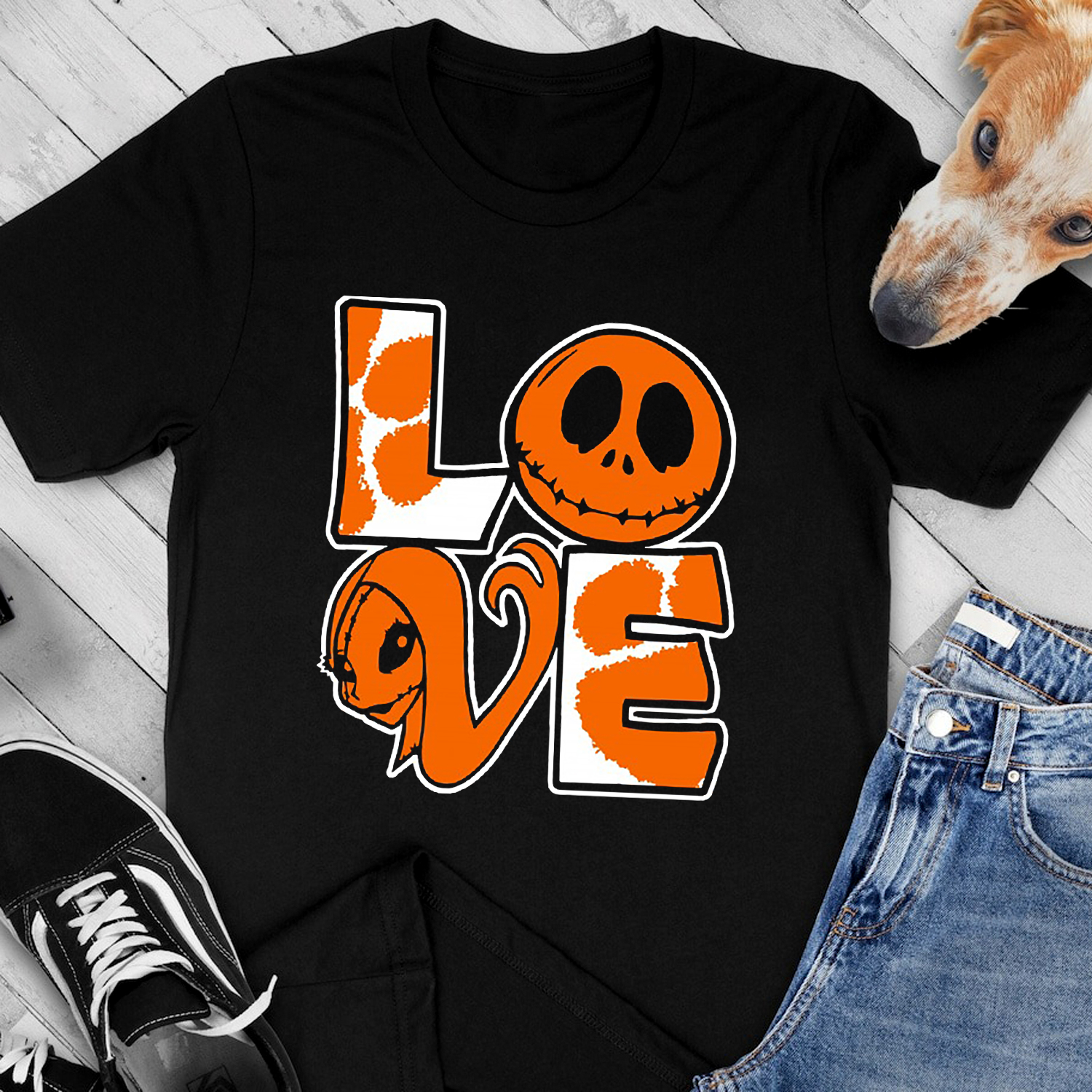 Halloween Jack and Sally Love the Clemson Tigers - NCAA T-Shirt Hoodie Sweatshirt for Fans