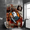 Halloween Michael Myers Waterproof Shower Curtain for a Scary Bathroom Look