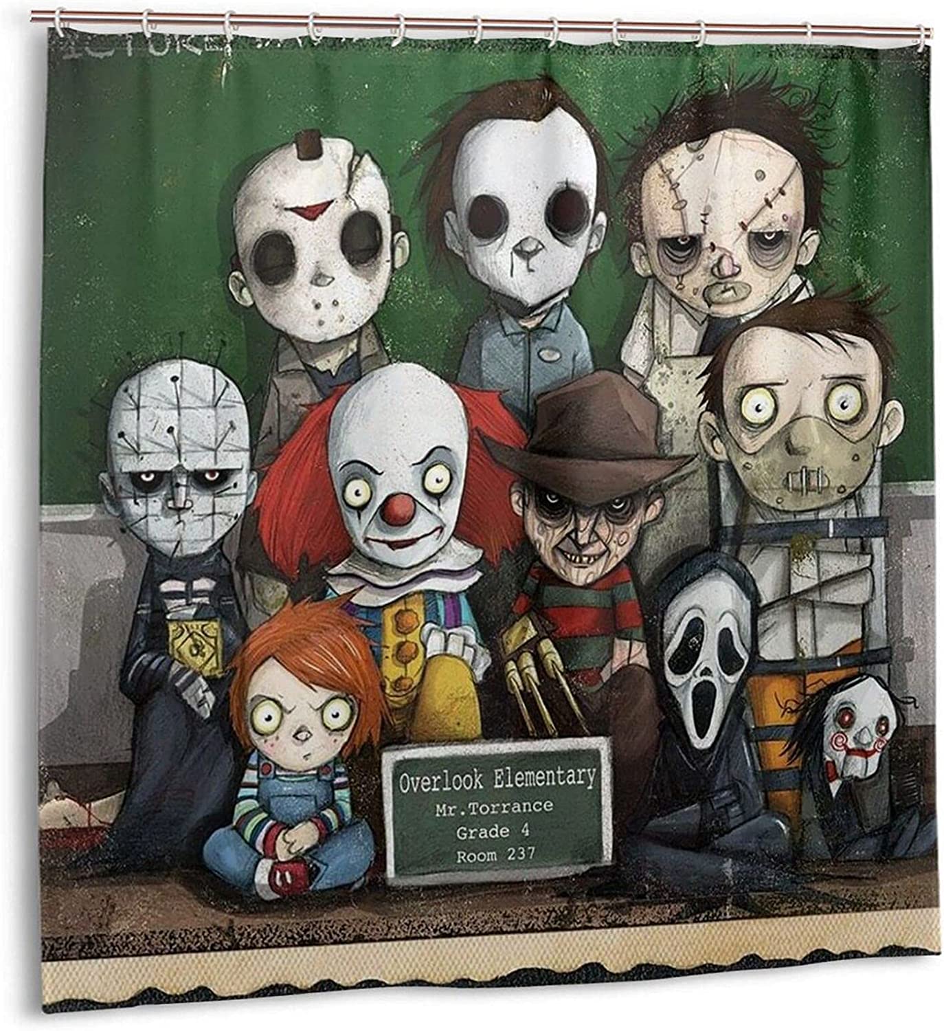 Halloween Scary Evil Killer Michael Myers Durable Shower Curtain