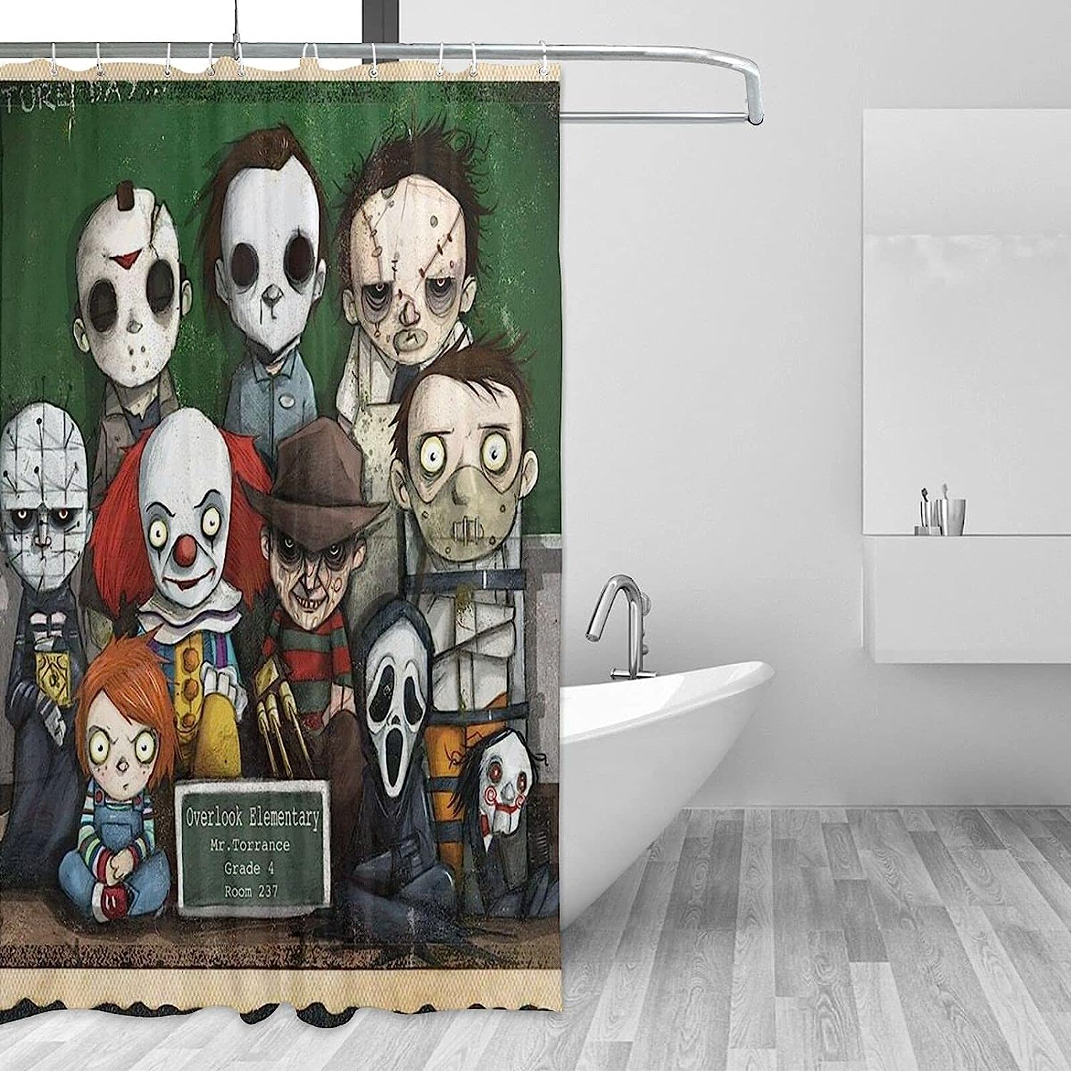 Halloween Scary Evil Killer Michael Myers Durable Shower Curtain