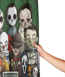 Halloween Scary Evil Killer Michael Myers Durable Shower Curtain