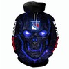 Halloween Skulls Pullover - All Over Print Hoodie For New York Rangers Fans 