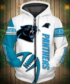 Halloween-Themed Carolina Panthers Hoodie With Custom Name & Number, Perfect Gifts For Fans