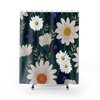 Hand Drawn Garden Flowers Daisies Shower Curtain - Lovely Housewarming Gift