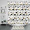 Hand Drawn Love Doodle Shower Curtain Bathroom Accessory on Valentine's Day