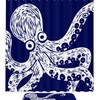 Hand Drawn Octopus Shower Curtain - Waterproof Fabric Bathroom Decoration