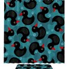 Happy Duck Family Cartoon Shower Curtain Bath Mat Durable Waterproof Bathroom Decor