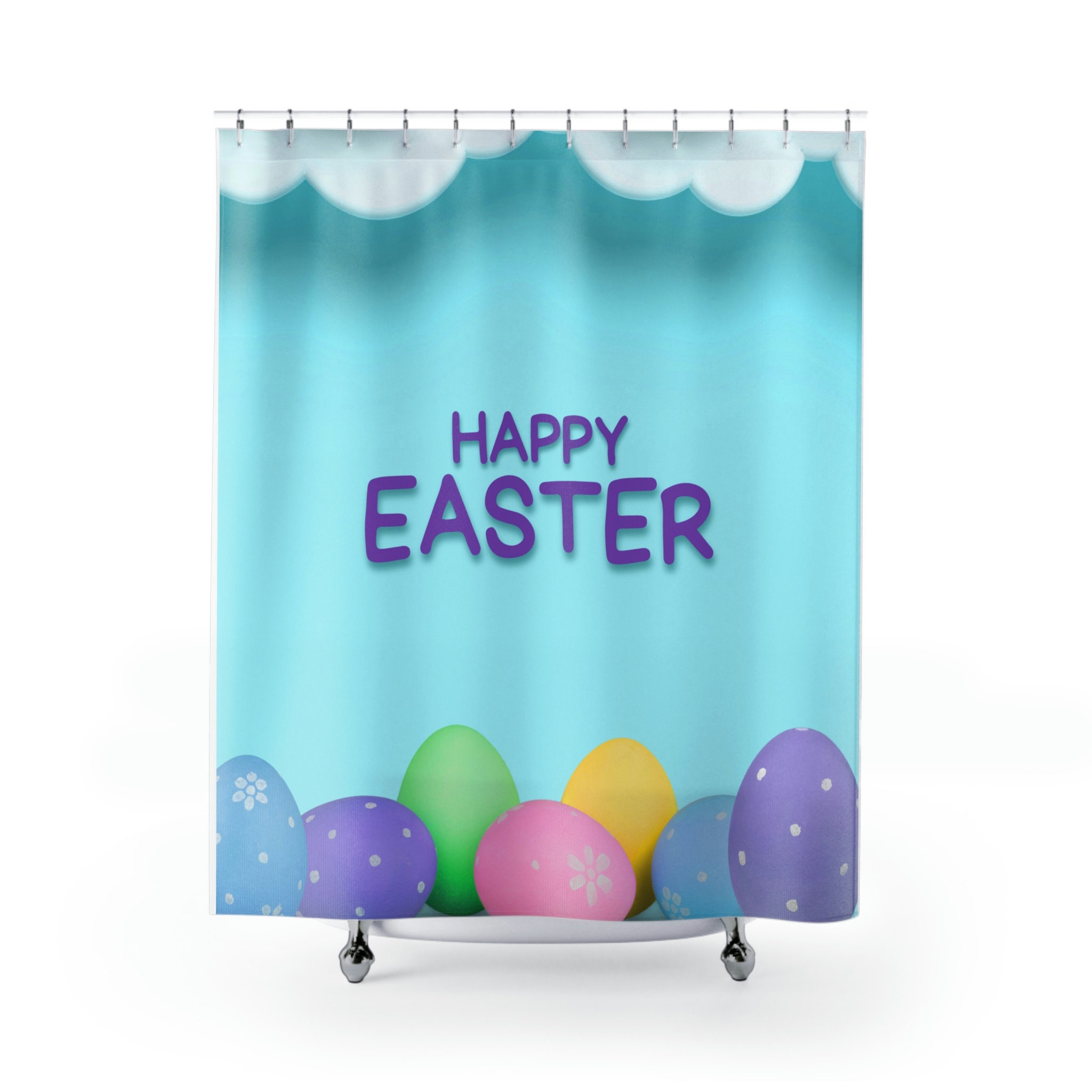 Happy Easter Day Custom Fun Family Shower Curtain