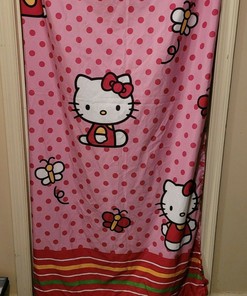 Happy Year Xmas Snowflake Fabric Shower Curtain With Festive Design For Bathroom Decor