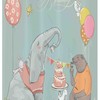 Hares Elephant Stall Birthday Shower Curtain For A Special Occasion Bathroom