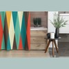 Harlequin Design Mid Century Modern Shower Curtain for a Chic and Modern Bathroom Dcor 
