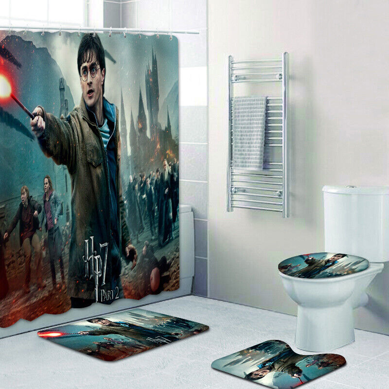 Harry Potter Bathroom Decor Shower Curtain