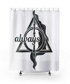 Harry Potter Characters Shower Curtain For A Fan'S Bathroom