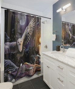 Harry Potter Mischief Managed Shower Curtain For A Wizard Bathroom