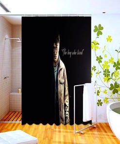 Harry Potter Shower Curtain For A Fan'S Bathroom