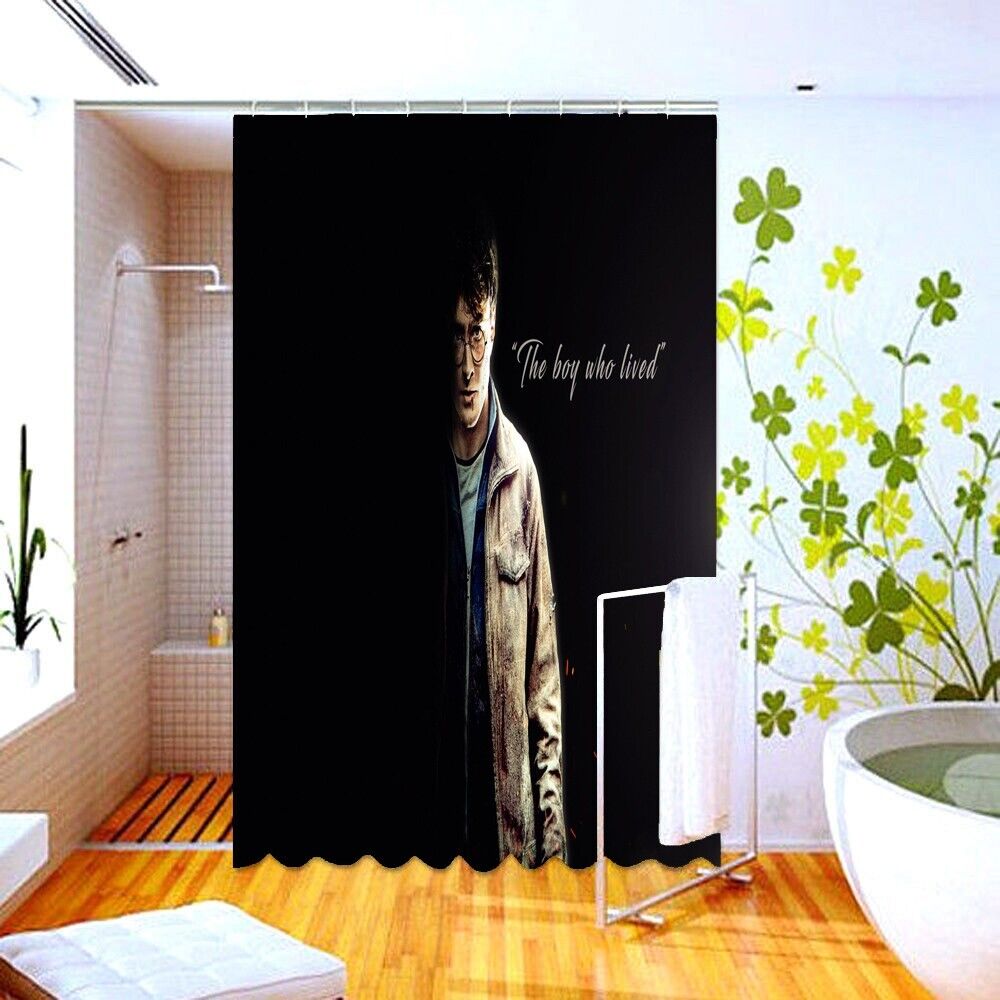 Harry Potter Shower Curtain For A Fan'S Bathroom