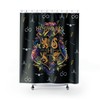 Harry Potter-Themed Shower Curtain For A Wizard School Bathroom