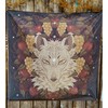 Harvest Wolf Tapestry Shower Curtain For A Rustic Bathroom