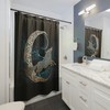 Hati Chasing The Moon Shower Curtain For A Viking Bathroom