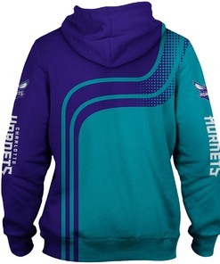 Have Some Fun With This Charlotte Hornets 3D Long Sleeve Hoodie - Perfect Gifts For Fans