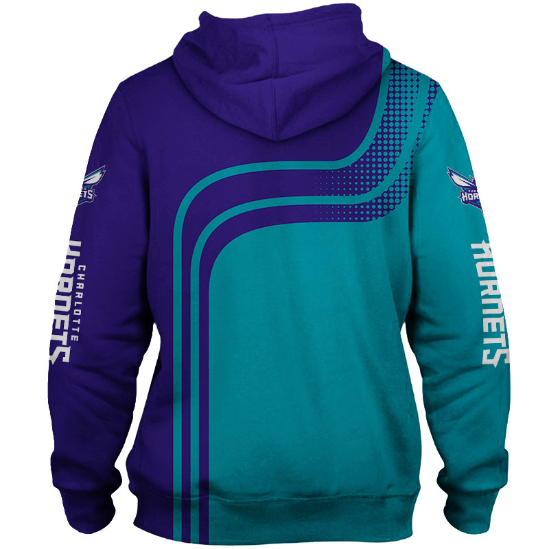 Have Some Fun With This Charlotte Hornets 3D Long Sleeve Hoodie - Perfect Gifts For Fans