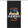 Hawaii Bath Shower Curtain for Summer Bathroom 