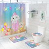 Hawaii Seaside Scenery Shower Curtain Blue Bathroom Decor Waterproof Fabric Curtain