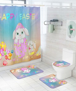 Hawaii Seaside Scenery Shower Curtain Blue Bathroom Decor Waterproof Fabric Curtain