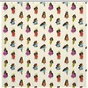 Hawaiian Girls Shower Curtain for Summer Bathroom Decoration 