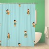 Hawaiian Hula Dancers In Hawaii Girl Dance Shower Curtain With Pattern