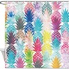 Hawaiian Pineapple Pattern Shower Curtain - Decorative Bathroom Accessory with Shower Curtain Sets by WengBeauty